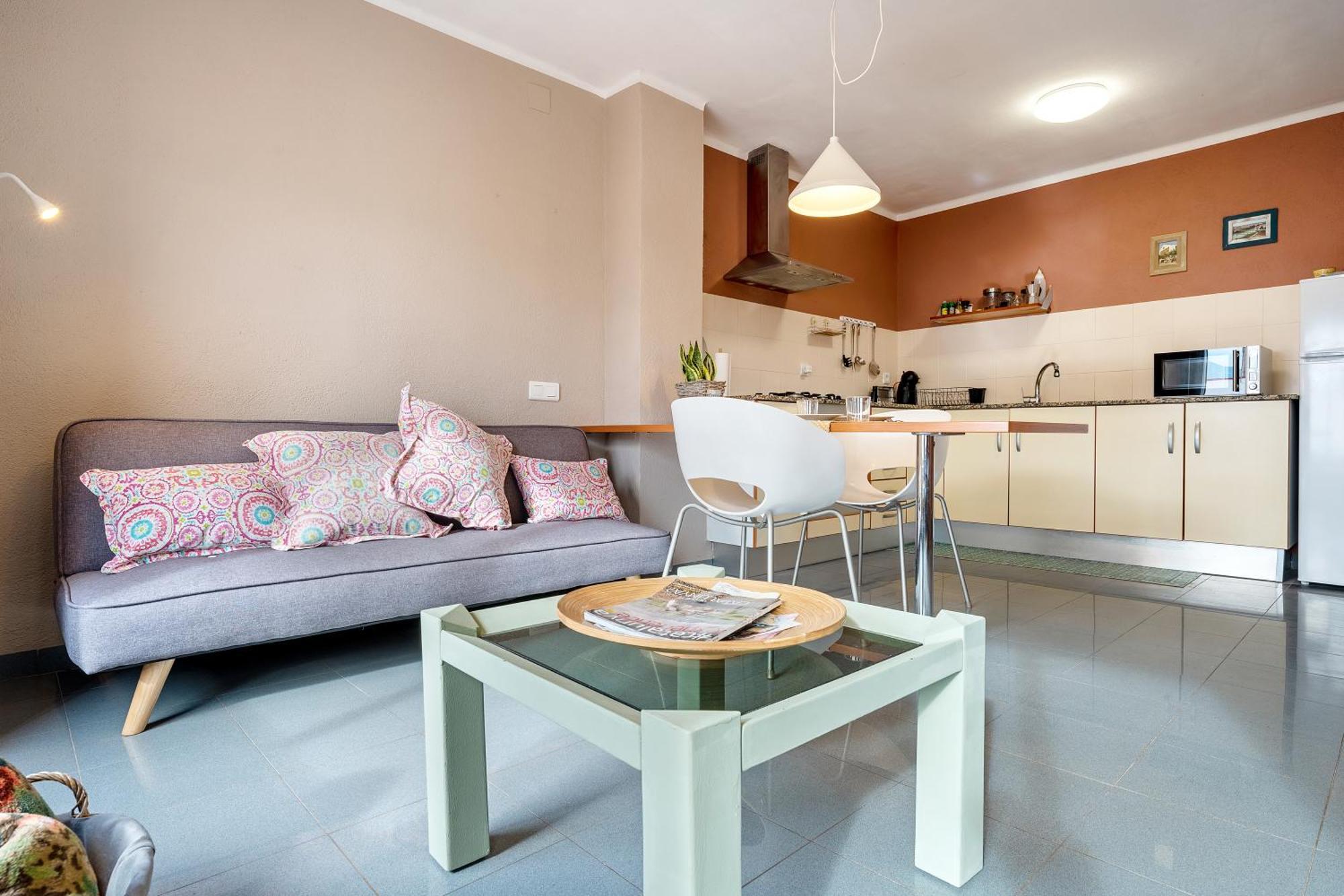Super Terraza Apartamento Amposta Exterior foto